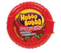 Hubba Bubba Seriously Strawberry Tape gum