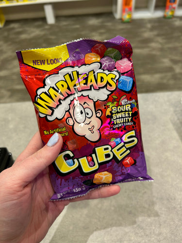 Warheads Cubes 150g Peg Bag