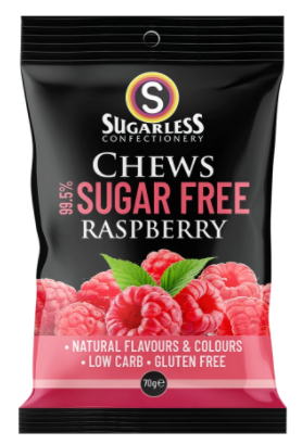 99.5% Sugar Free Raspberry Chews